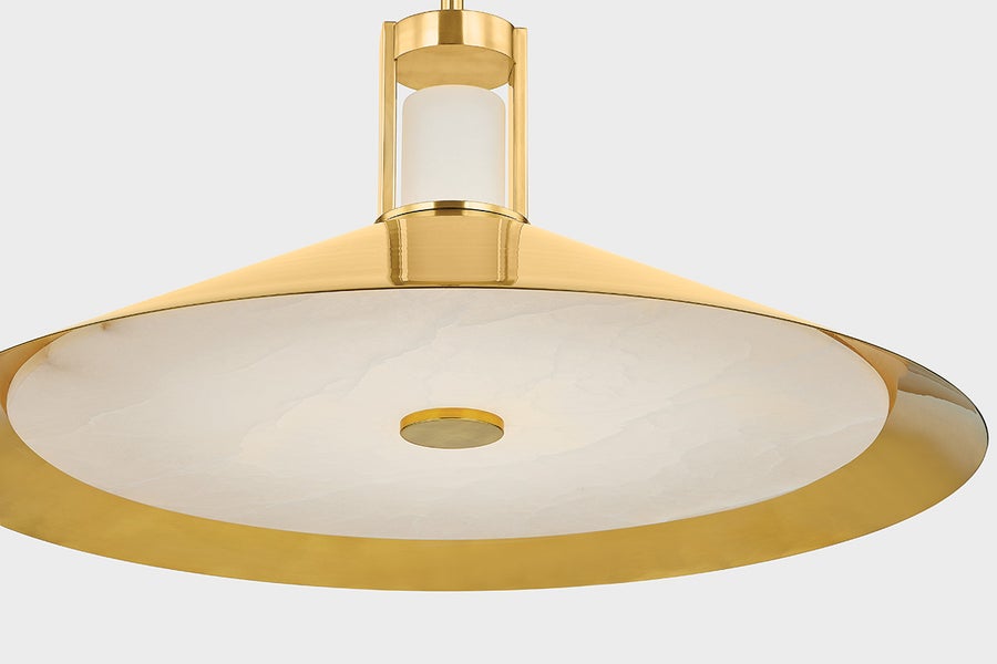 Hudson Valley Lighting CLERMONT PENDANT — Aged Brass