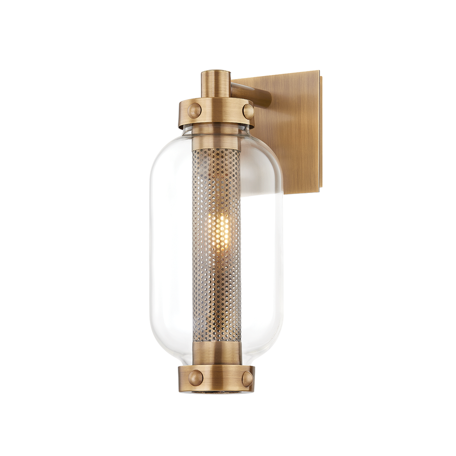 Troy Lighting Atwater Exterior Wall Sconce — B7034-PBR