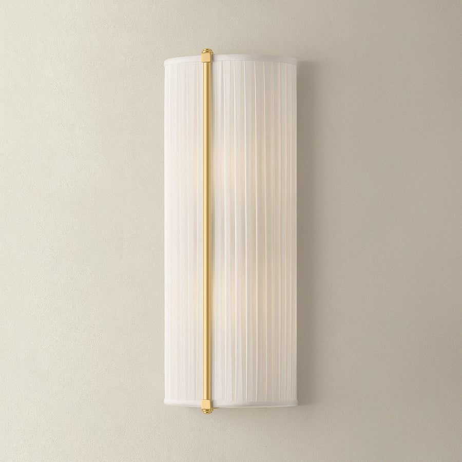 Hudson Valley Lighting Cornell Wall Sconce — Aged Brass
