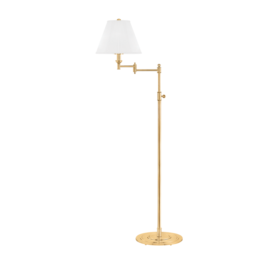 Hudson Valley Lighting Signature No.1 Floor Lamp — Aged Brass