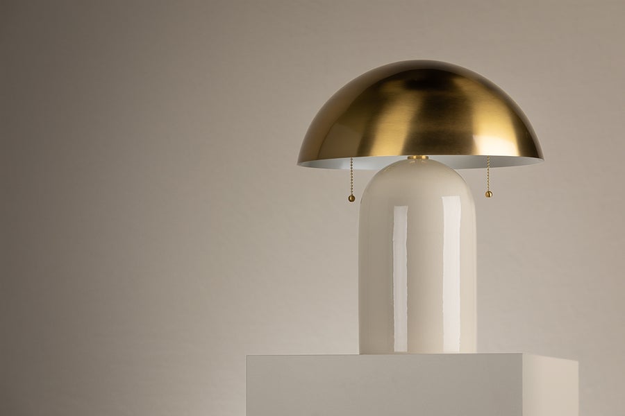 Mitzi Gaia Table Lamp — HL777201-AGB/CLC