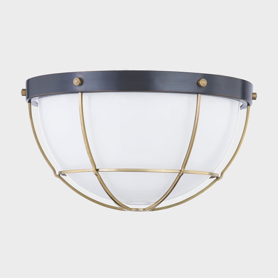Hudson Valley Lighting HOLKHAM Flush Mount — MDS1501-AGB/DB