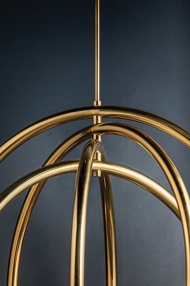 Corbett Lighting ZEME Chandelier — 471-48-VPB