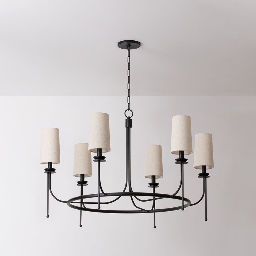 Troy Lighting Calder Chandelier — F1240-FOR