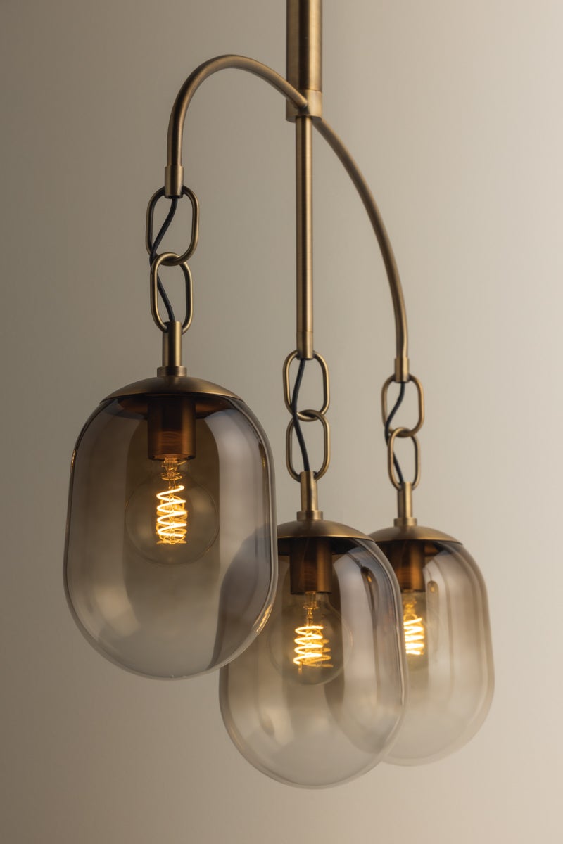 Troy Lighting HARVEY CHANDELIER — F2542-PBR
