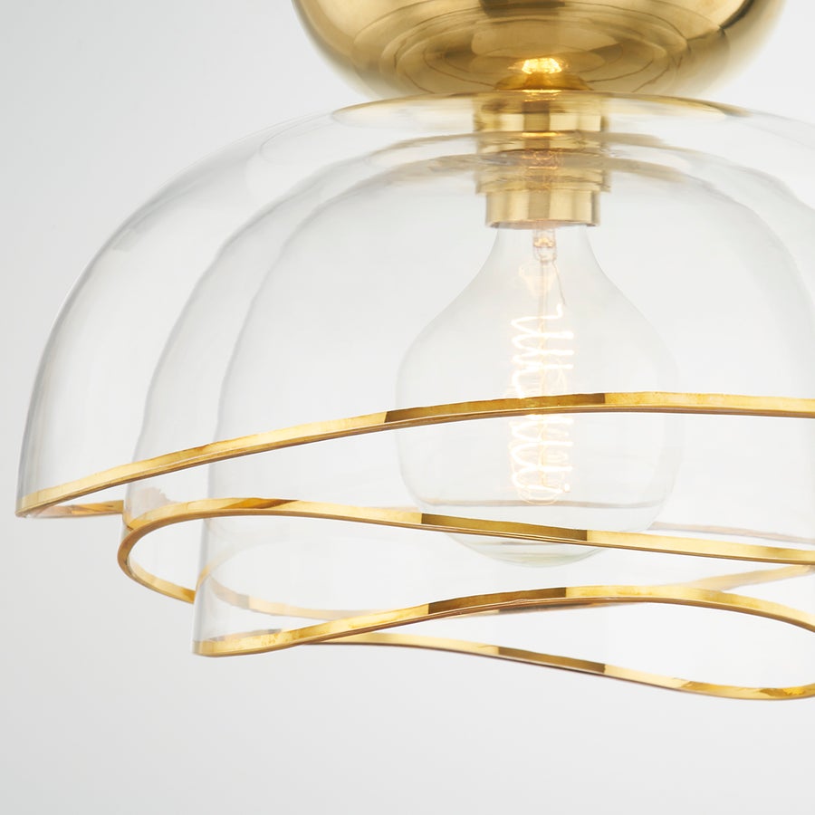 Corbett Lighting ESME Flush Mount — 358-17-VPB