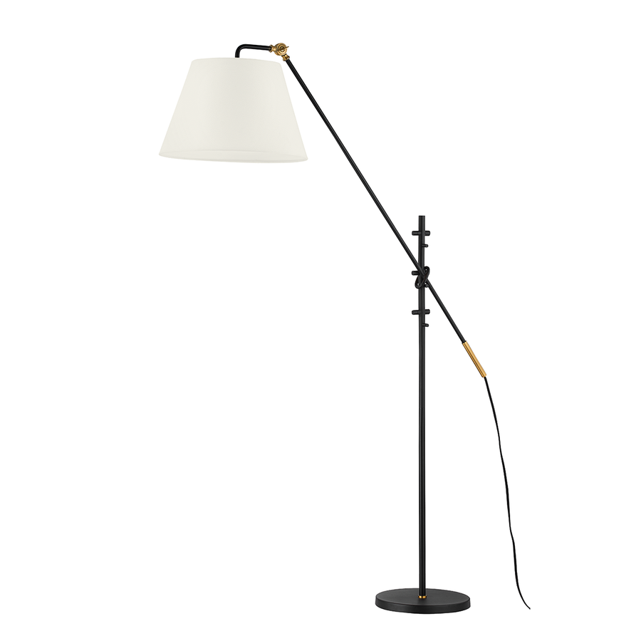 Troy Lighting NAVIN Floor Lamp — PFL2678-PBR/TBK