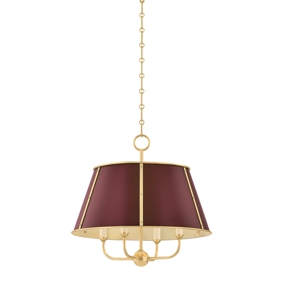 Hudson Valley Lighting Cambridge Chandelier — MDS120-AGB/CRN
