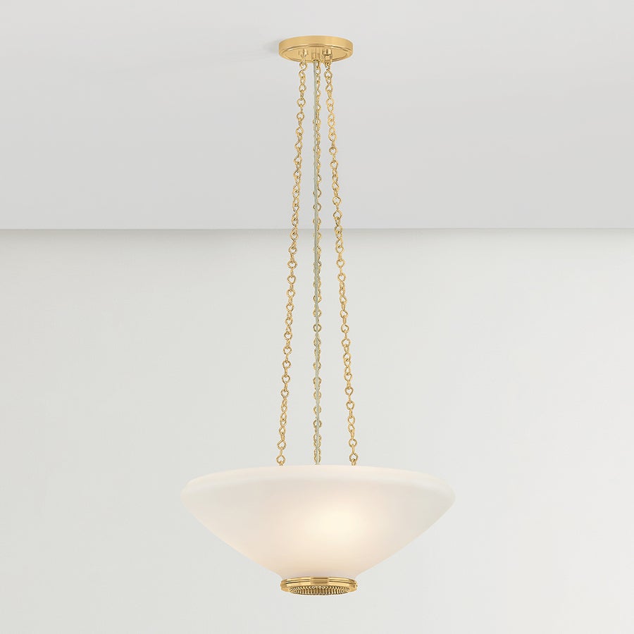 Hudson Valley Lighting AWOSTING Pendant — Aged Brass