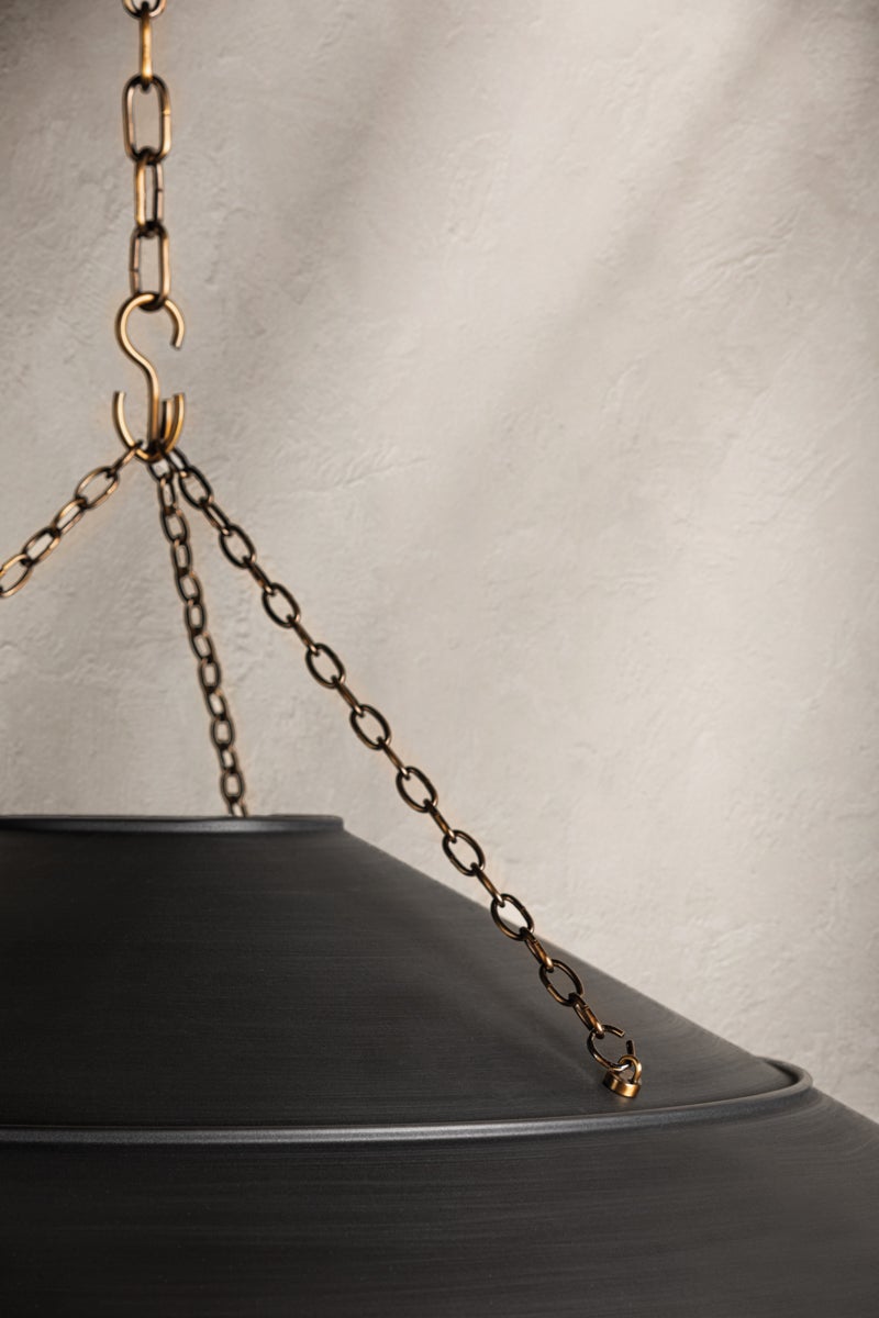Troy Lighting ARCANE Pendant — F1234-PBR/GRA