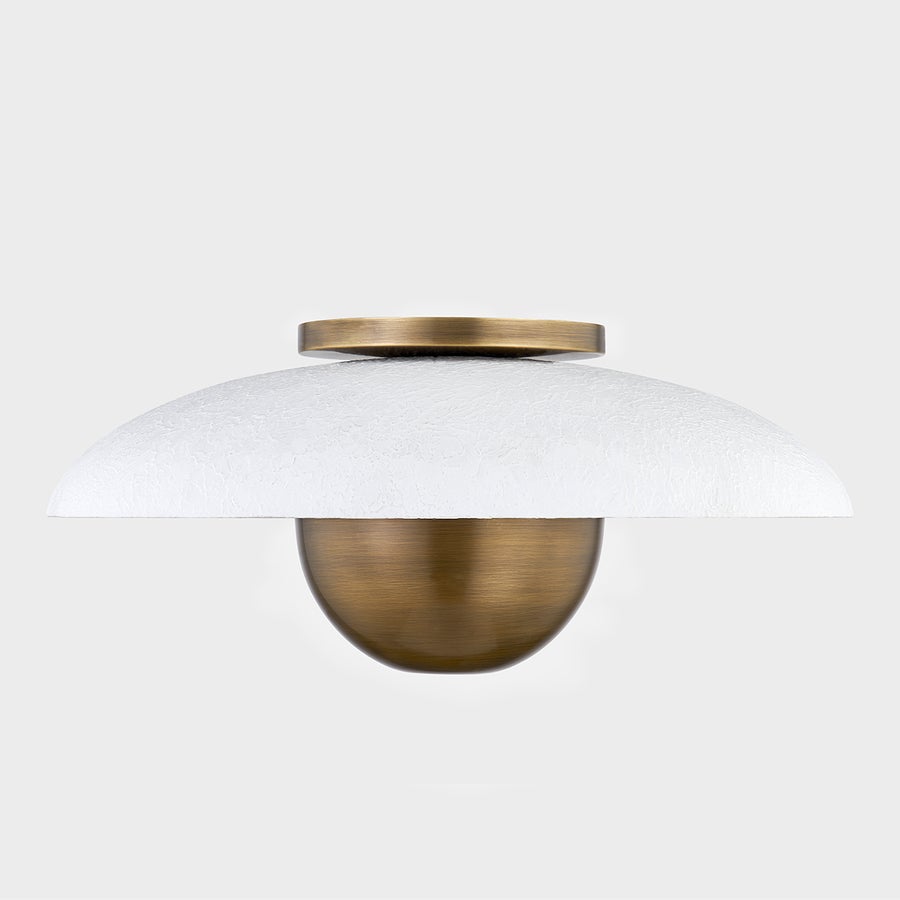 Troy Lighting NOAH Flush Mount — C1814-PBR/GSW
