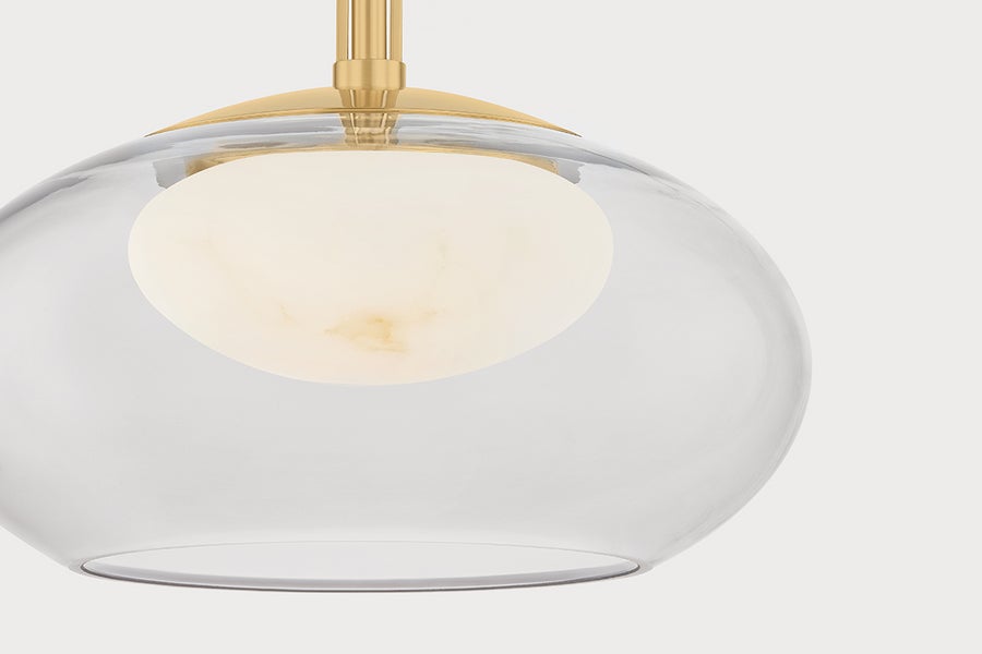 Hudson Valley Lighting MOORE Pendant — Aged Brass