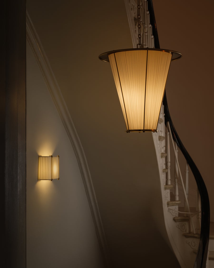 Hudson Valley Lighting Cornell Wall Sconce — Aged Brass