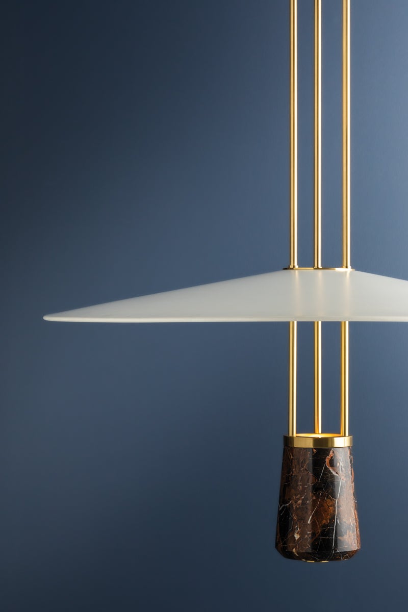 Hudson Valley Lighting BARNEGAT Pendant — 8336-AGB/SWH