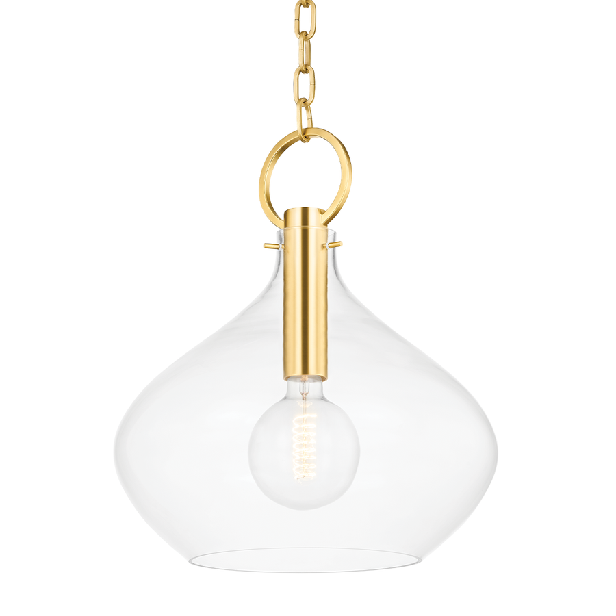 Hudson Valley Lighting Lina Pendant — Aged Brass