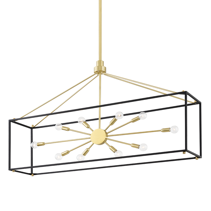 Hudson Valley Lighting Glendale Linear — 8948-AGB/BK