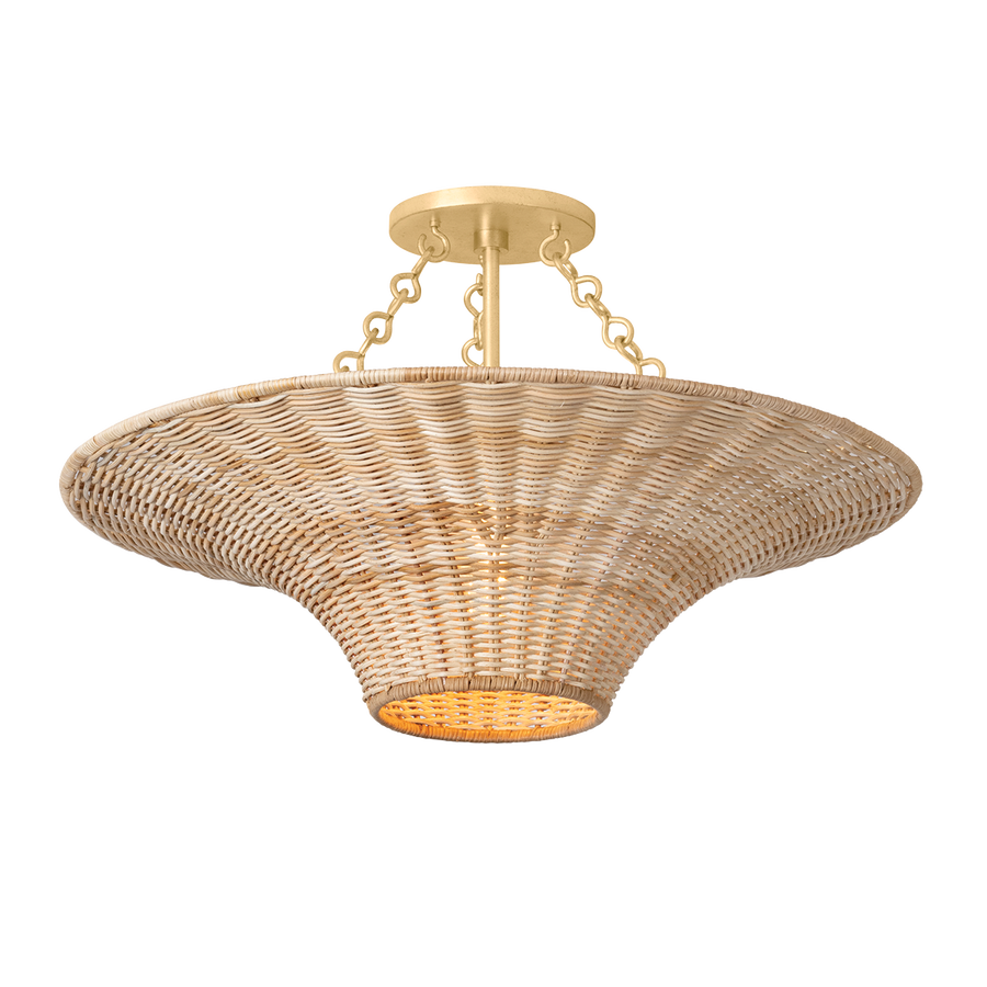 Troy Lighting KETAN Semi Flush — C2425-VGL