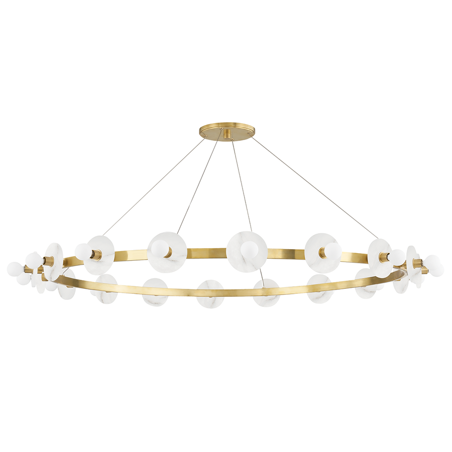 Hudson Valley Lighting Austen Chandelier — Aged Brass