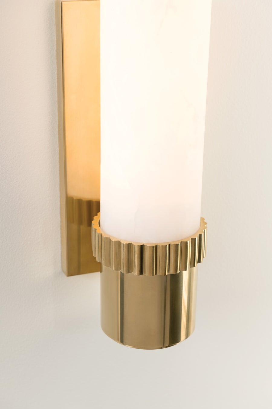Hudson Valley Lighting Argon Wall Sconce — Aged Brass