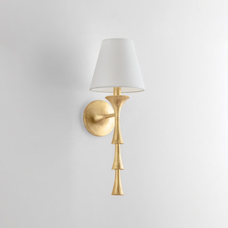Hudson Valley Lighting VAILS GATE Wall Sconce — Vintage Gold Leaf