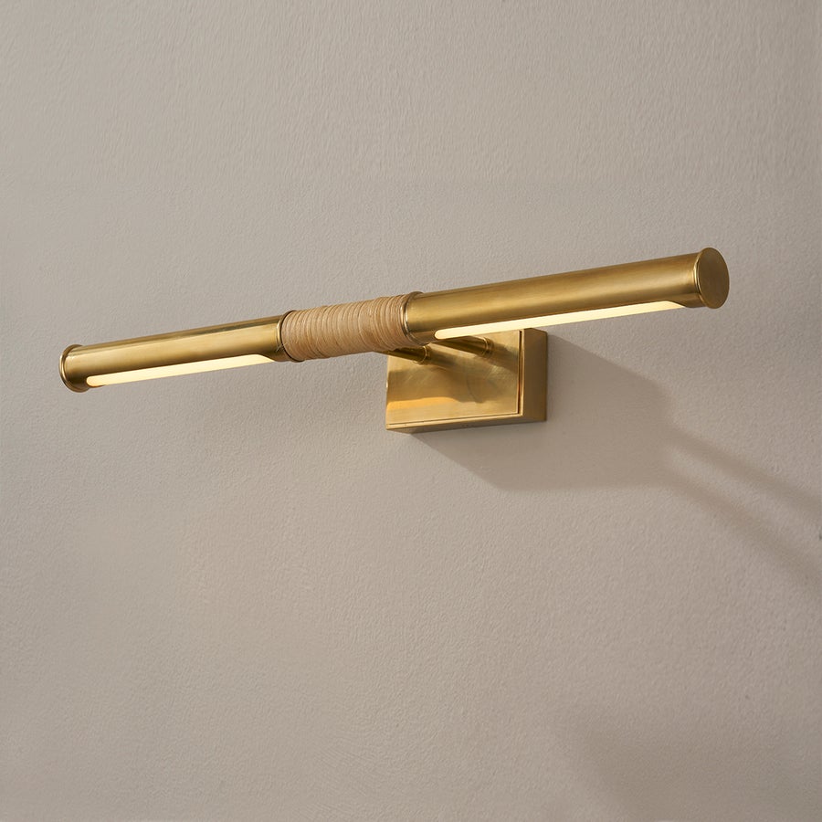 Hudson Valley Lighting Hallstead Picture Light — Aged Brass