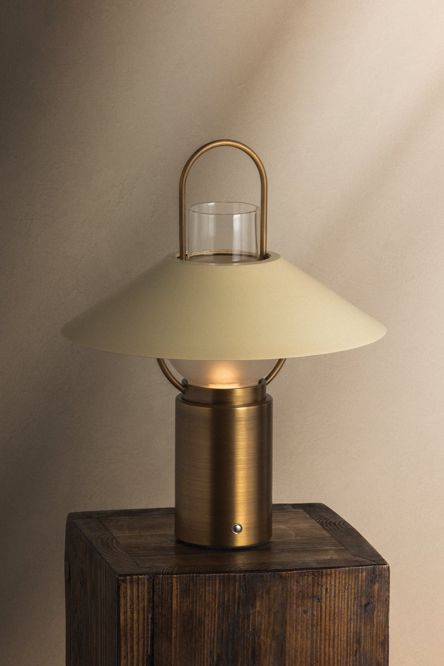 Troy Lighting Kindle Rechargeable Table Lamp — RTL4715-PBR/SSD