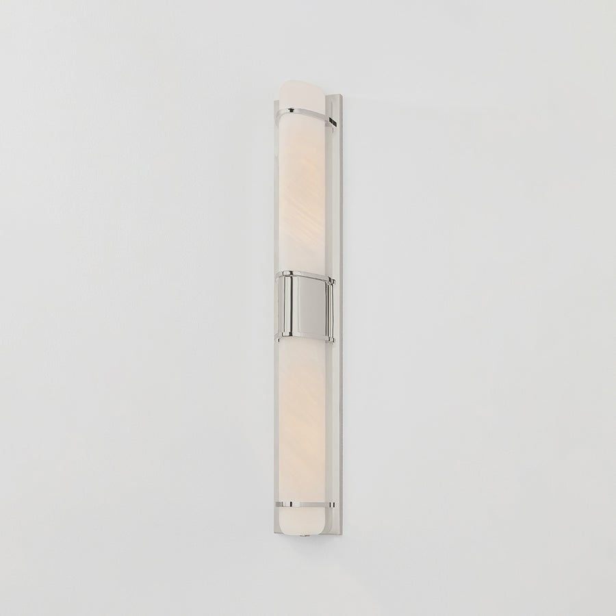 Hudson Valley Lighting TOTTENVILLE Wall Sconce — Polished Nickel