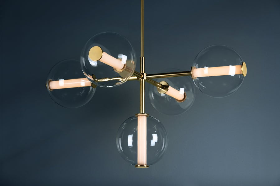 Hudson Valley Lighting RICHFORD Chandelier — Aged Brass