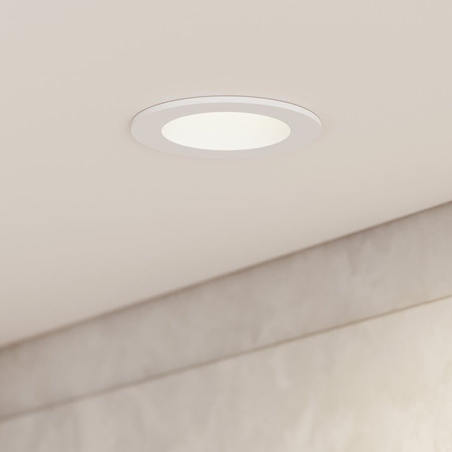 CSL CSL Forme 3" LED Recessed Downlight, Remodel, Round White Trim, 2700K — DLT3RIC-27-RFSTWT