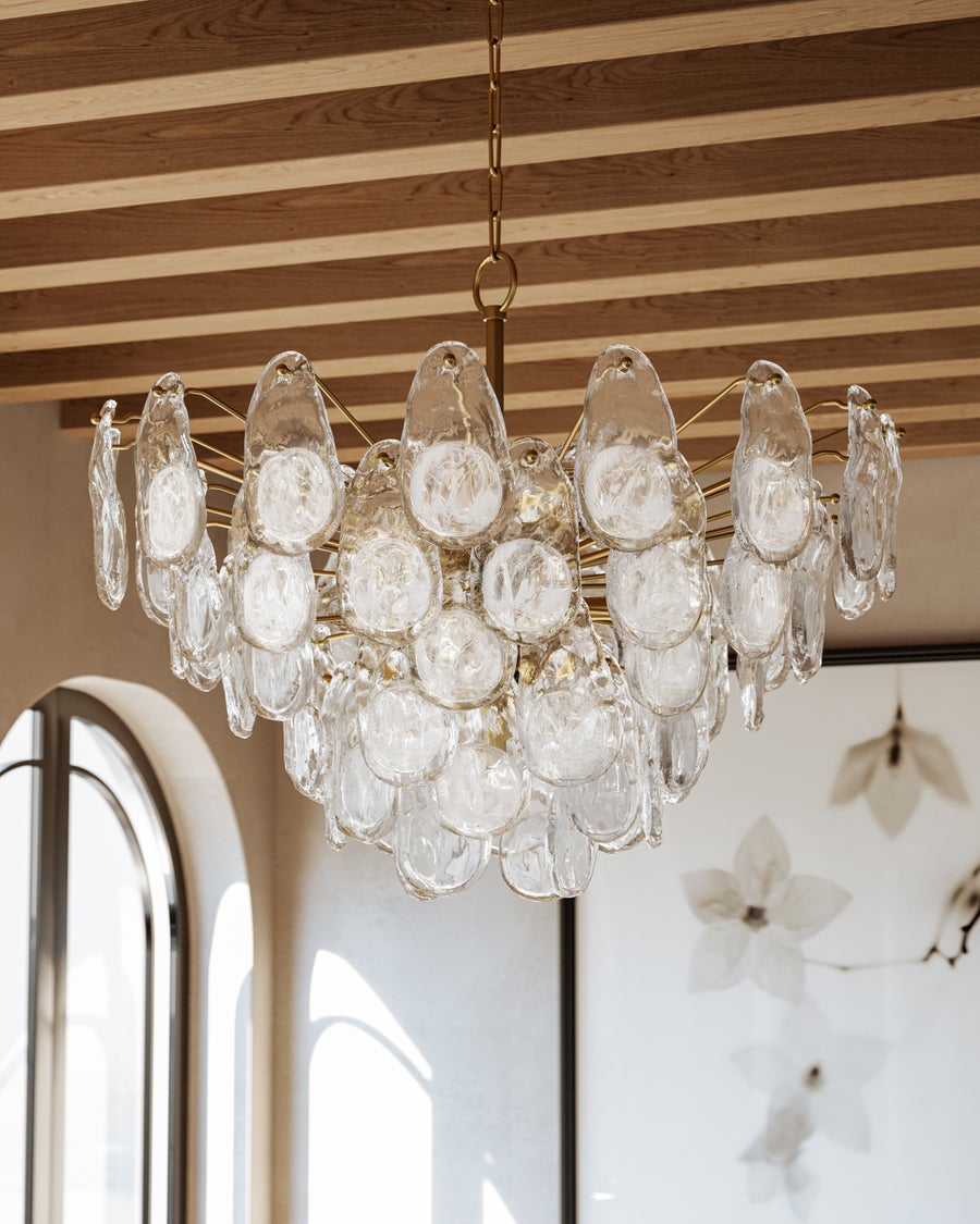 Hudson Valley Lighting DARCIA Chandelier — Aged Brass