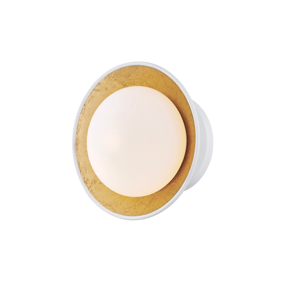 Mitzi Cadence Semi Flush — H368601S-WH/GL