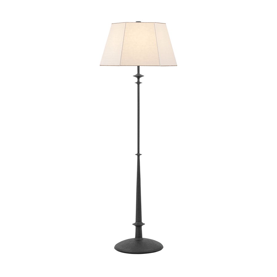 Hudson Valley Lighting Celmins Floor Lamp — Black Iron