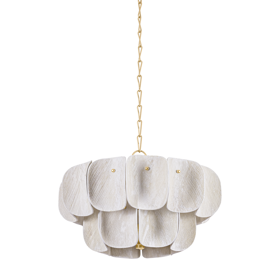 Hudson Valley Lighting AMALFI Chandelier — Vintage Gold Leaf
