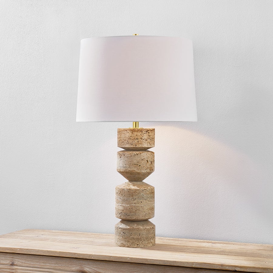 Hudson Valley Lighting GALEVILLE TABLE LAMP — Aged Brass