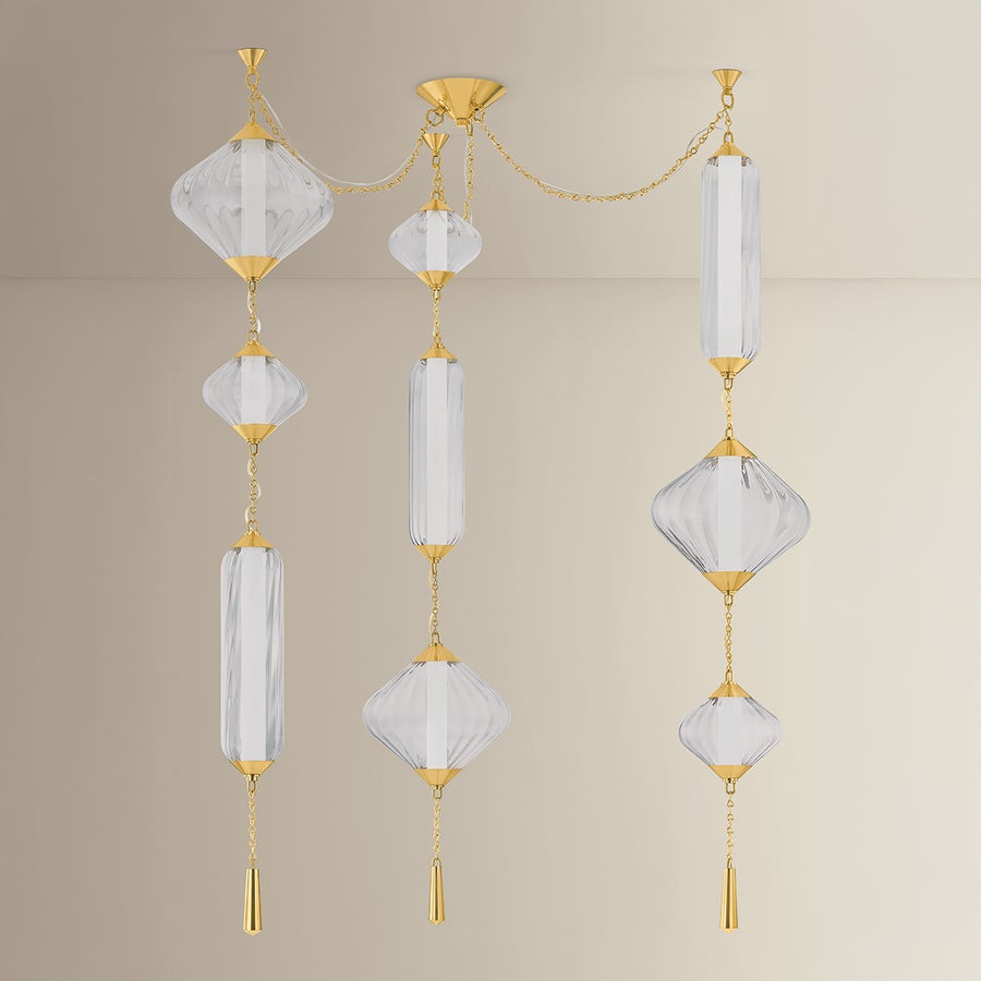 Corbett Lighting Fiorello Chandelier — 545-56-VPB