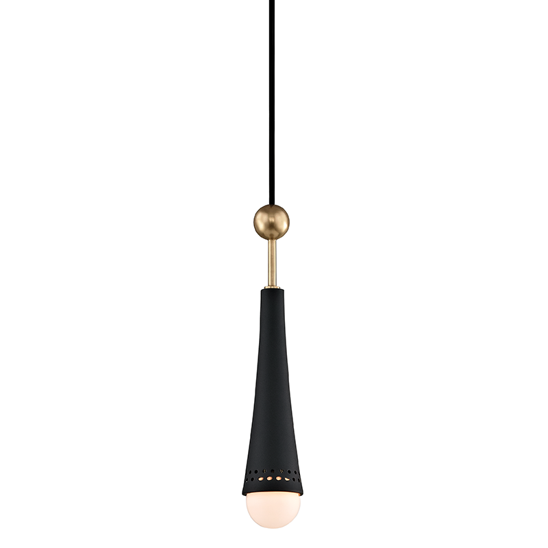 Hudson Valley Lighting Tupelo Pendant — Aged Brass