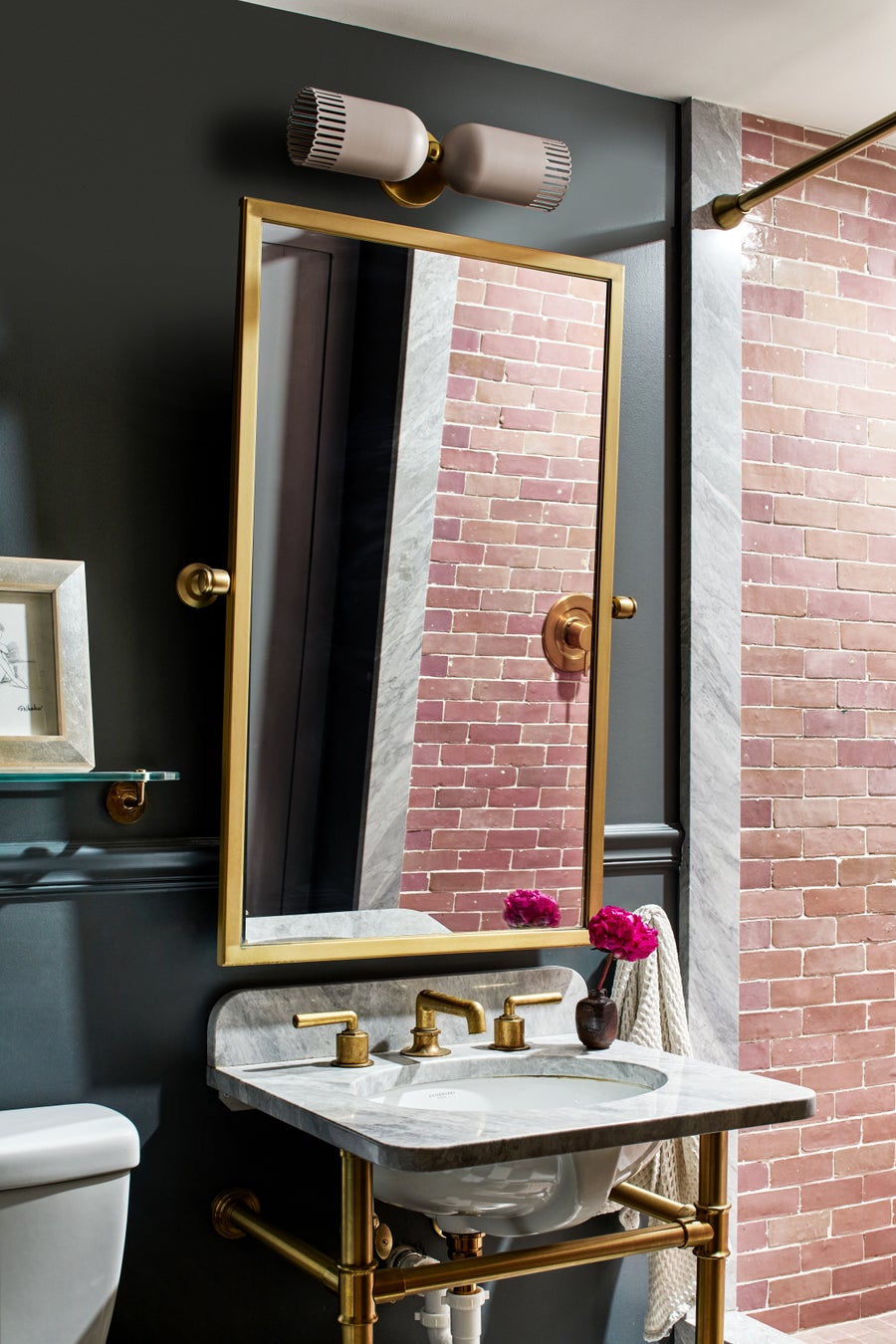 Mitzi Liba Wall Sconce — H884102-AGB/SPG