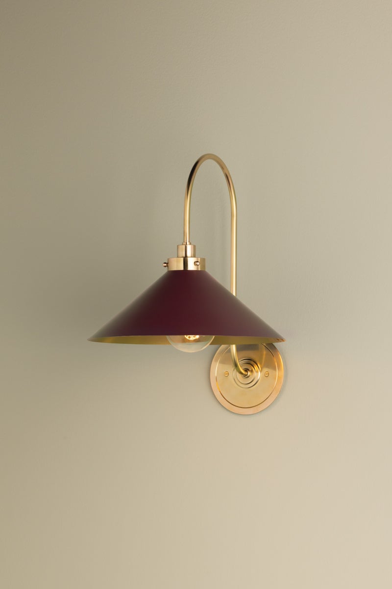 Hudson Valley Lighting Clivedon Wall Sconce — MDS1400-AGB/CRN