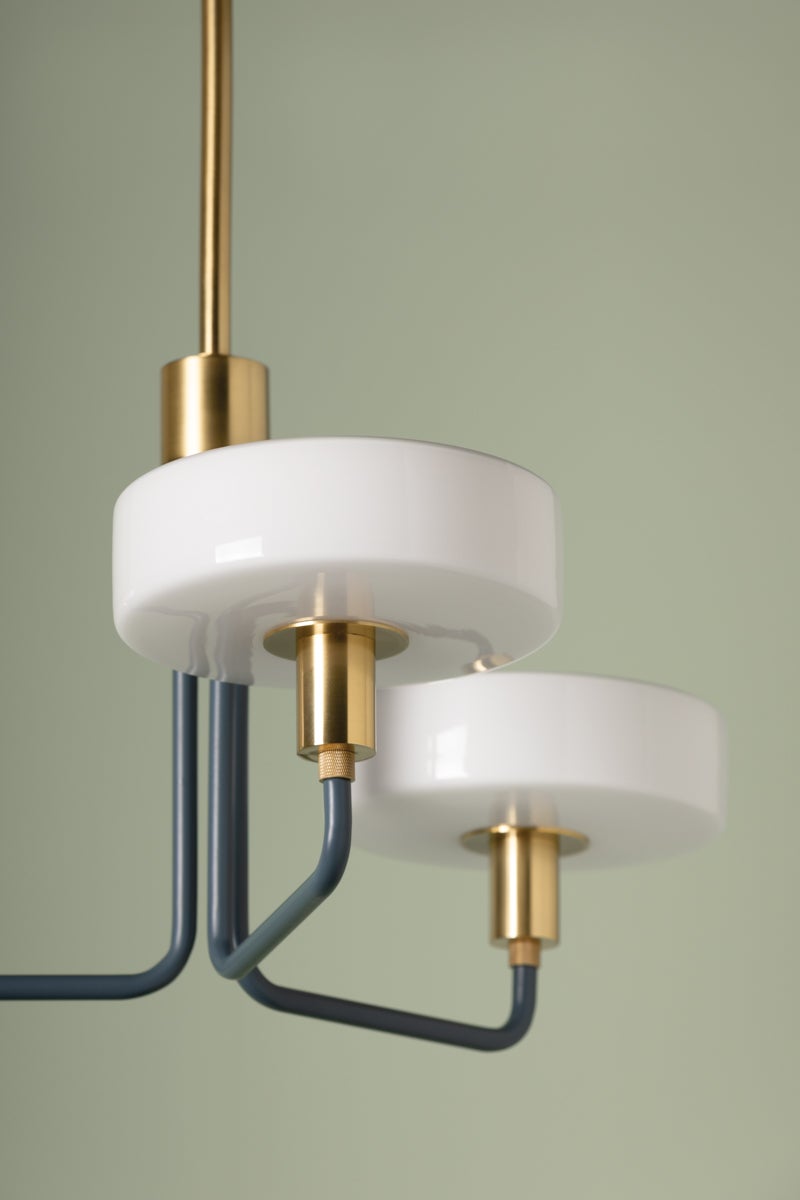 Mitzi Aston Chandelier — H886803-AGB/SBL