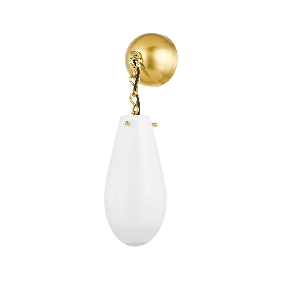 Hudson Valley Lighting CLARKSTOWN Wall Sconce — Aged Brass