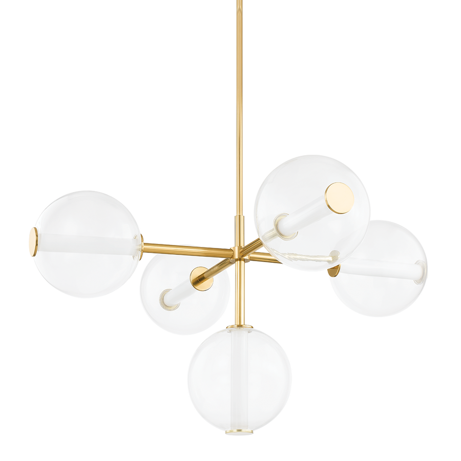 Hudson Valley Lighting RICHFORD Chandelier — Aged Brass
