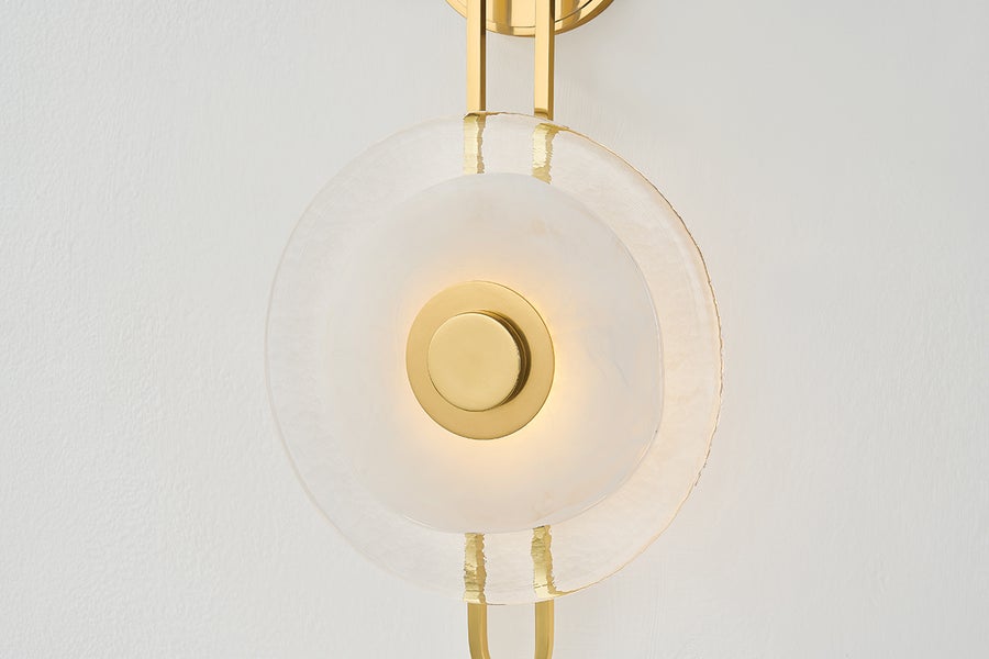 Hudson Valley Lighting KEUKA PARK Wall Sconce — Aged Brass