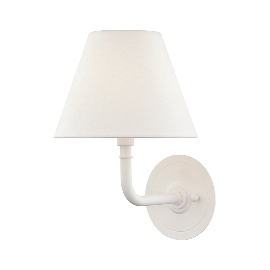 Hudson Valley Lighting Signature No.1 Wall Sconce — MDS601-WH