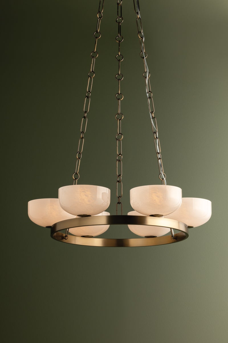 Troy Lighting CAELUM CHANDELIER — F1332-PBR