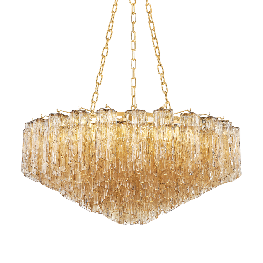 Hudson Valley Lighting WATERTOWN Chandelier — Aged Brass