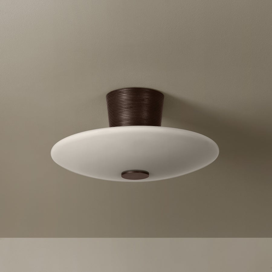 Troy Lighting ALBUS SEMI FLUSH — C5016-BRL