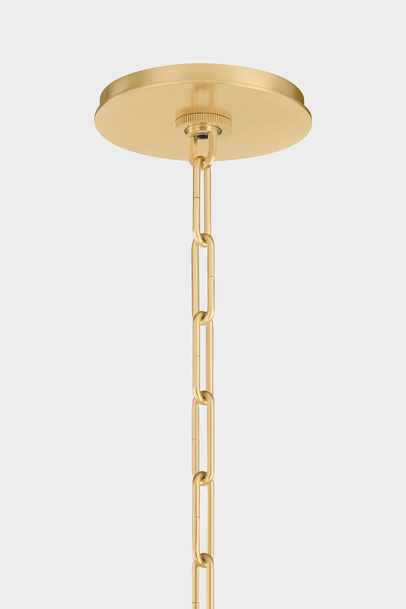 Hudson Valley Lighting DURLAND Chandelier — Aged Brass