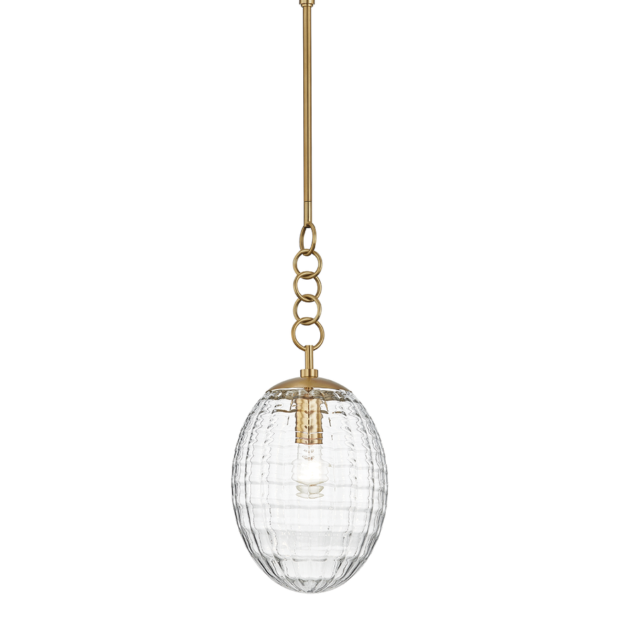 Hudson Valley Lighting Venice Pendant — Aged Brass