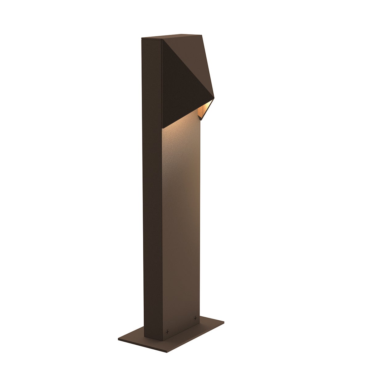 Triform Compact Bollards in TEXTURED BRONZE