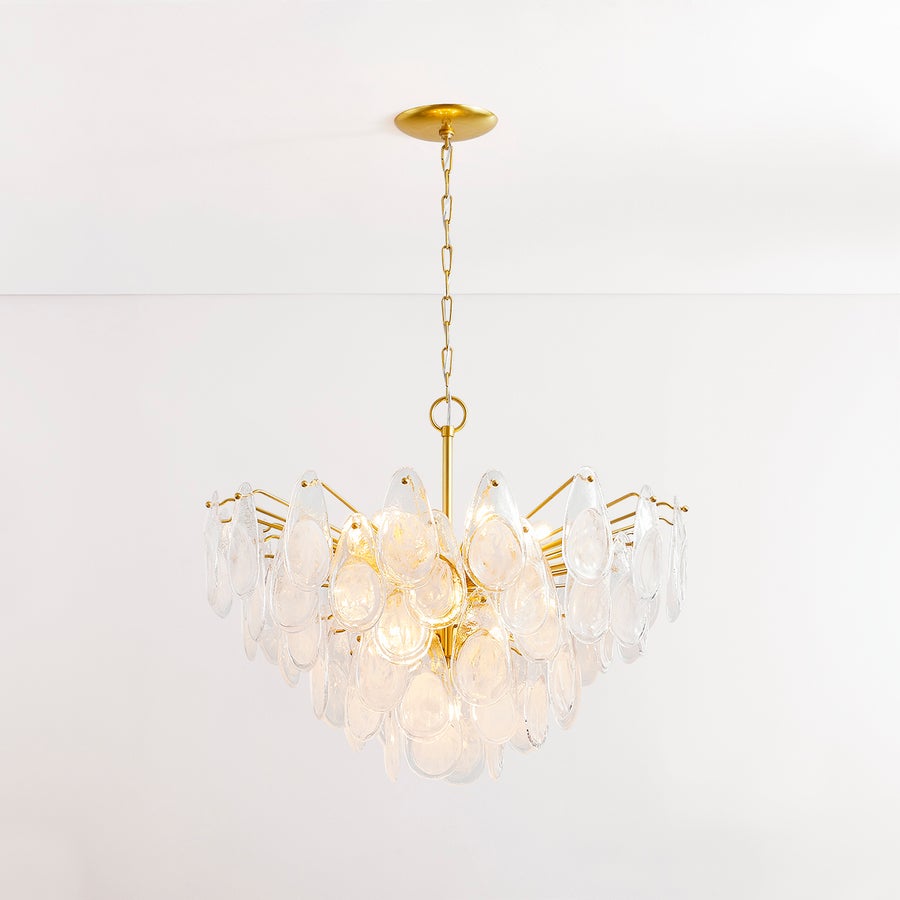 Hudson Valley Lighting DARCIA Chandelier — Aged Brass